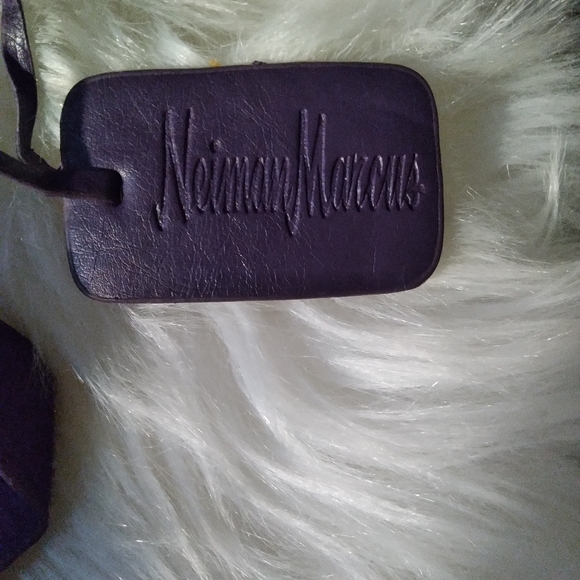 Handbag Neiman Marcus Purple - Picture 5 of 6
